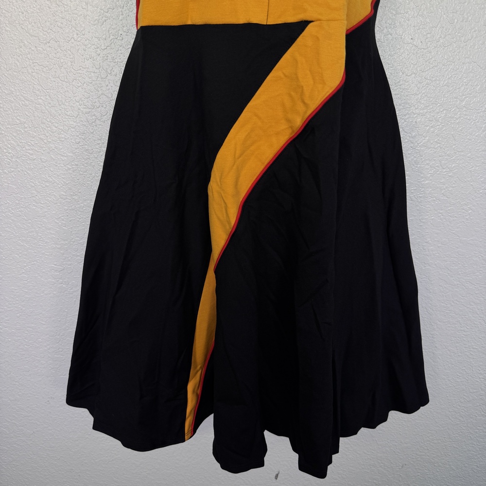 Elhoffer Design Dress Womens Large Marvelous Bolt Zip Up Costume Cosplay Black - Picture 6 of 13